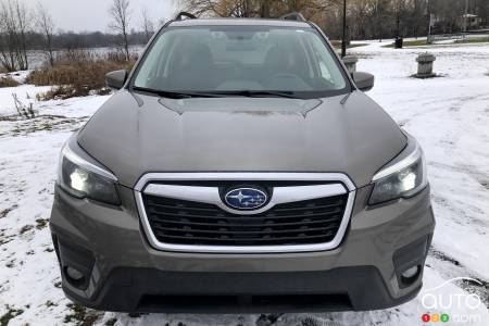 The 2021 Subaru Forester Touring,  front